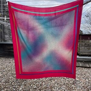 PIERRE CARDIN Paris, 100% silk scarf, 32''X32''.  Beautiful & perfect condition